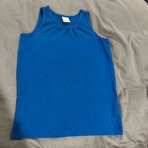 EUC Hanna Andersson blue Pima cotton tank